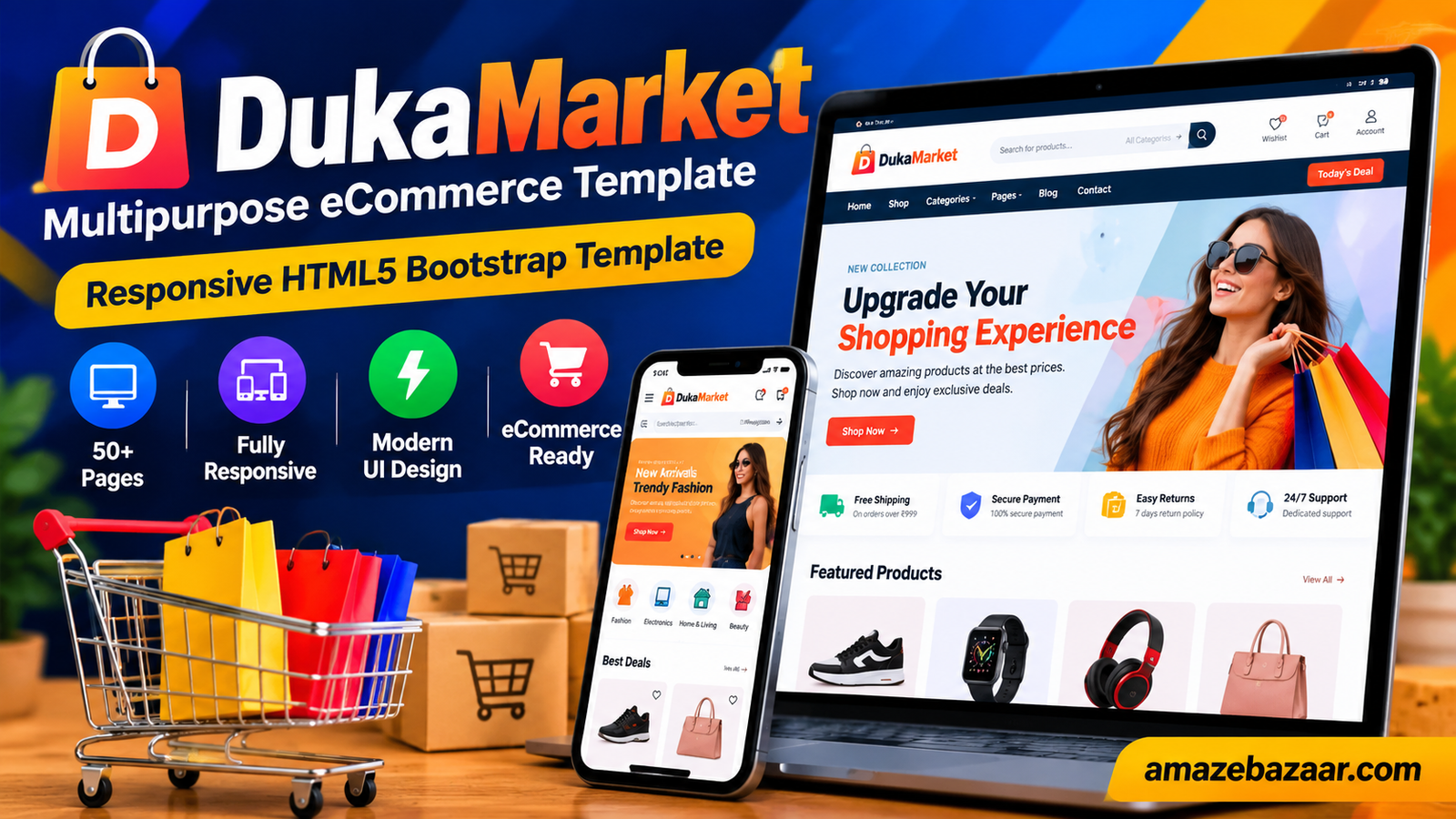 Duka Market – Multipurpose eCommerce HTML5 Template