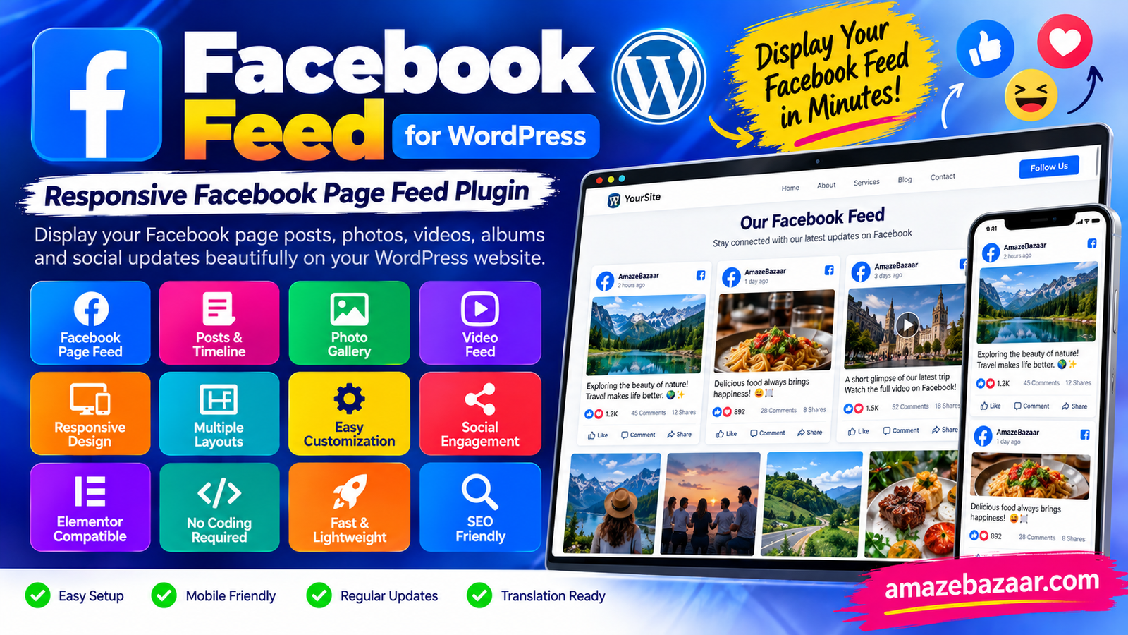 Facebook Feed for WordPress – Responsive Facebook Page Feed Plugin