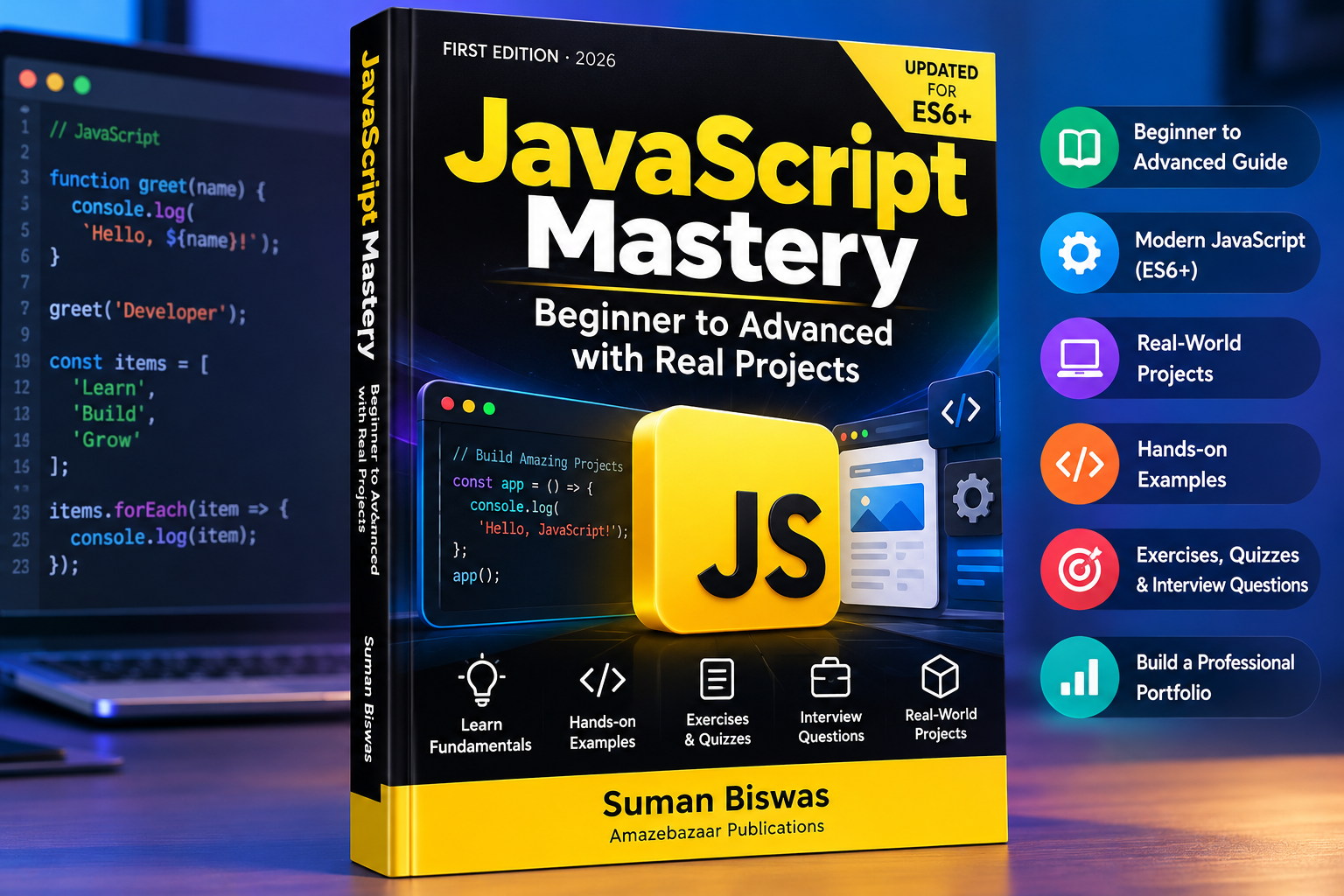 JavaScript Mastery: Beginner to Advanced with Real Projects
