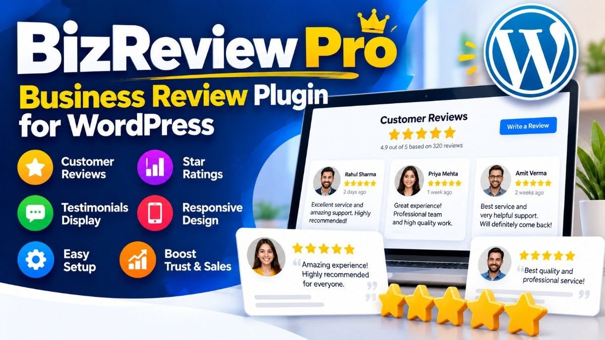 BizReview Pro – Business Review &amp; Customer Rating Plugin for WordPress