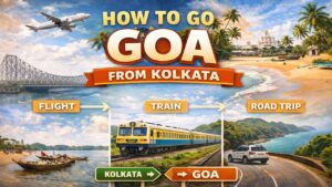 how to go goa from kolkata