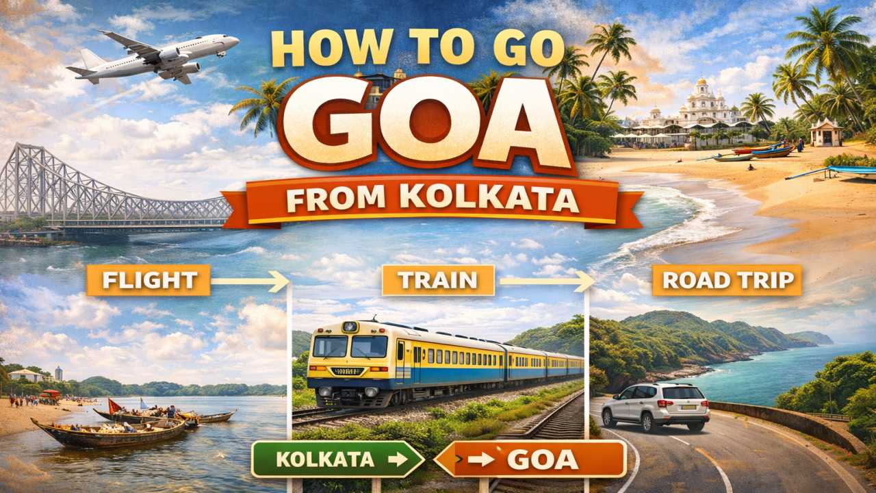 how to go goa from kolkata