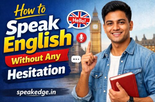 how to speak english without hesitation