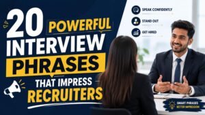 20 Powerful Interview Phrases That Impress Recruiters (With Real Examples)