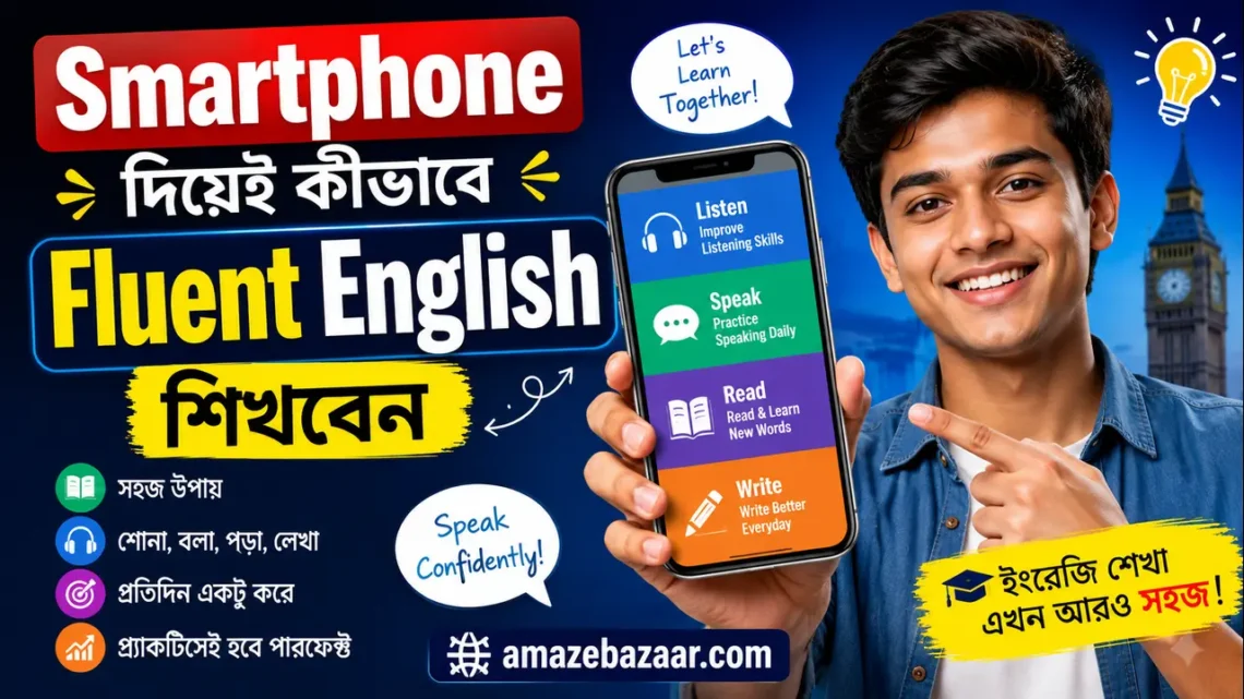 Smartphone দিয়েই কীভাবে Fluent English শিখবেন