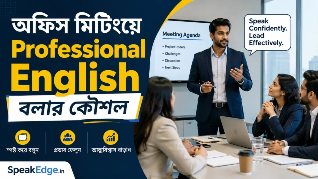 অফিস মিটিংয়ে Professional English বলার কৌশল