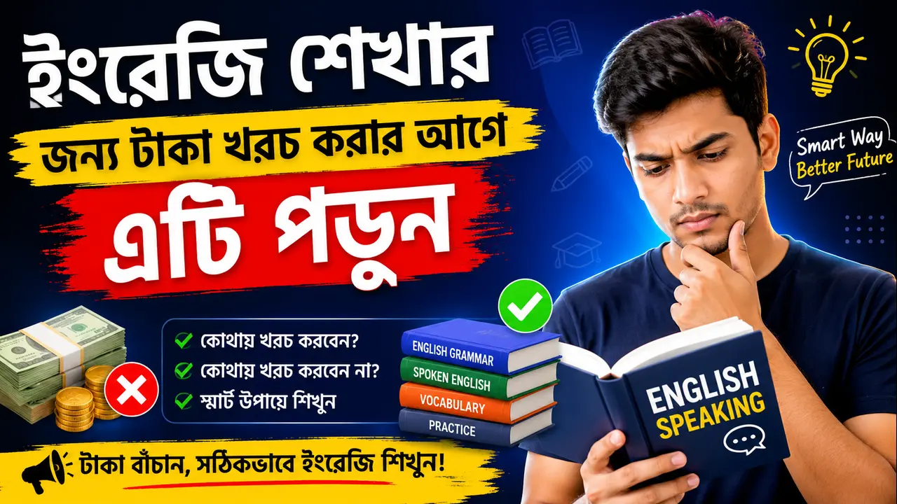 ইংরেজি শেখার জন্য টাকা খরচ করার আগে এটি পড়ুন