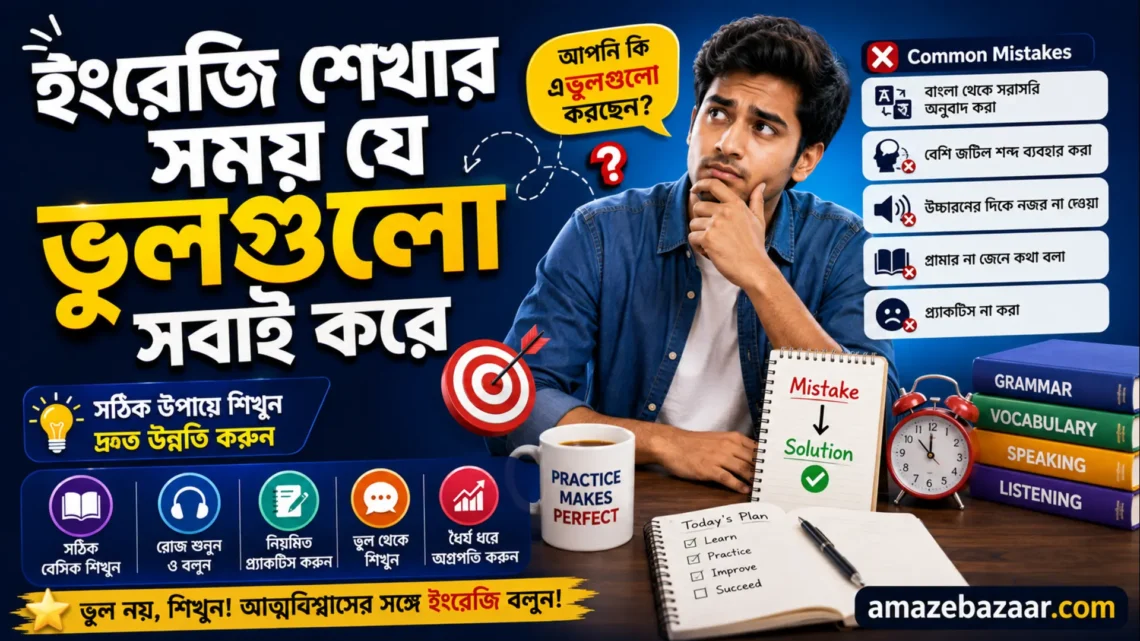 ইংরেজি শেখার সময় যে ভুলগুলো সবাই করে