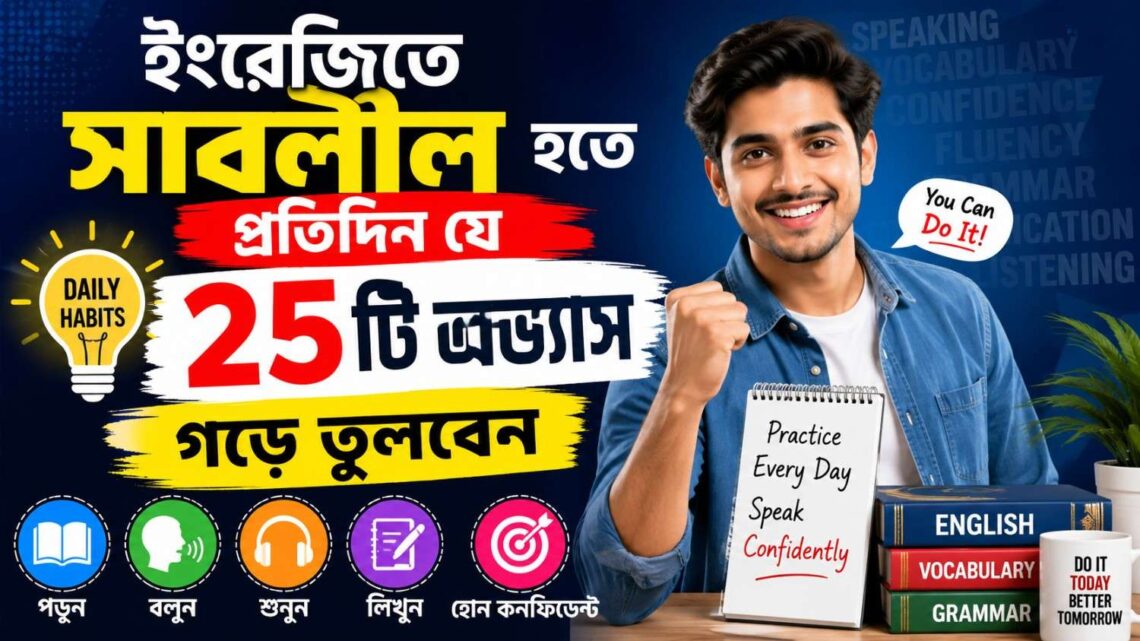 ইংরেজিতে সাবলীল হতে প্রতিদিন যে ২৫টি অভ্যাস গড়ে তুলবেন