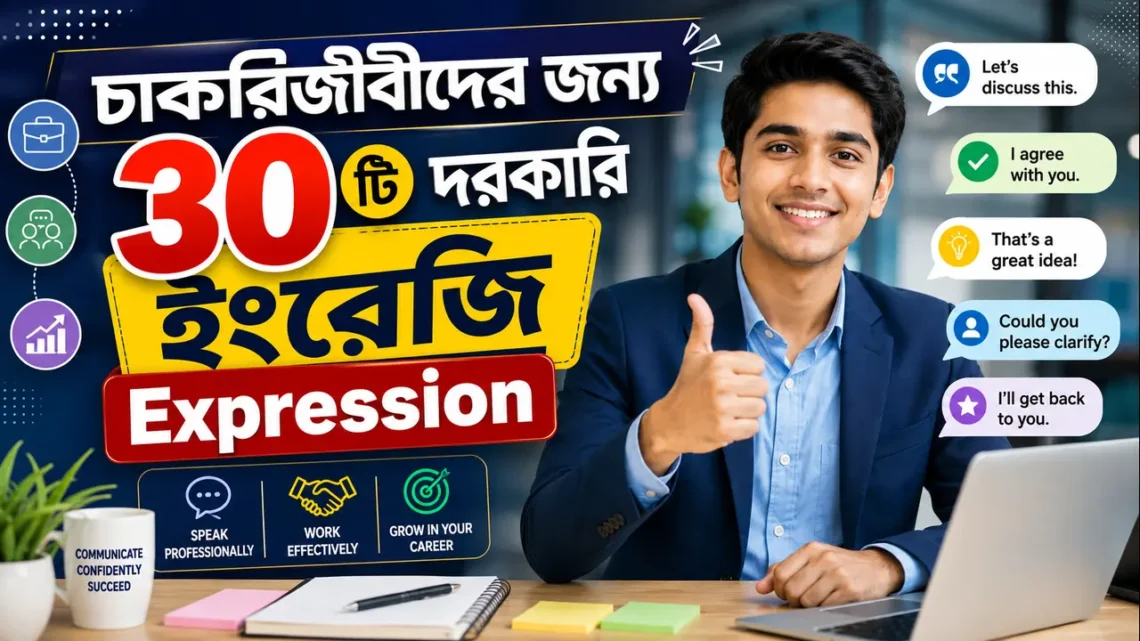 চাকরিজীবীদের জন্য ৩০টি দরকারি ইংরেজি Expression