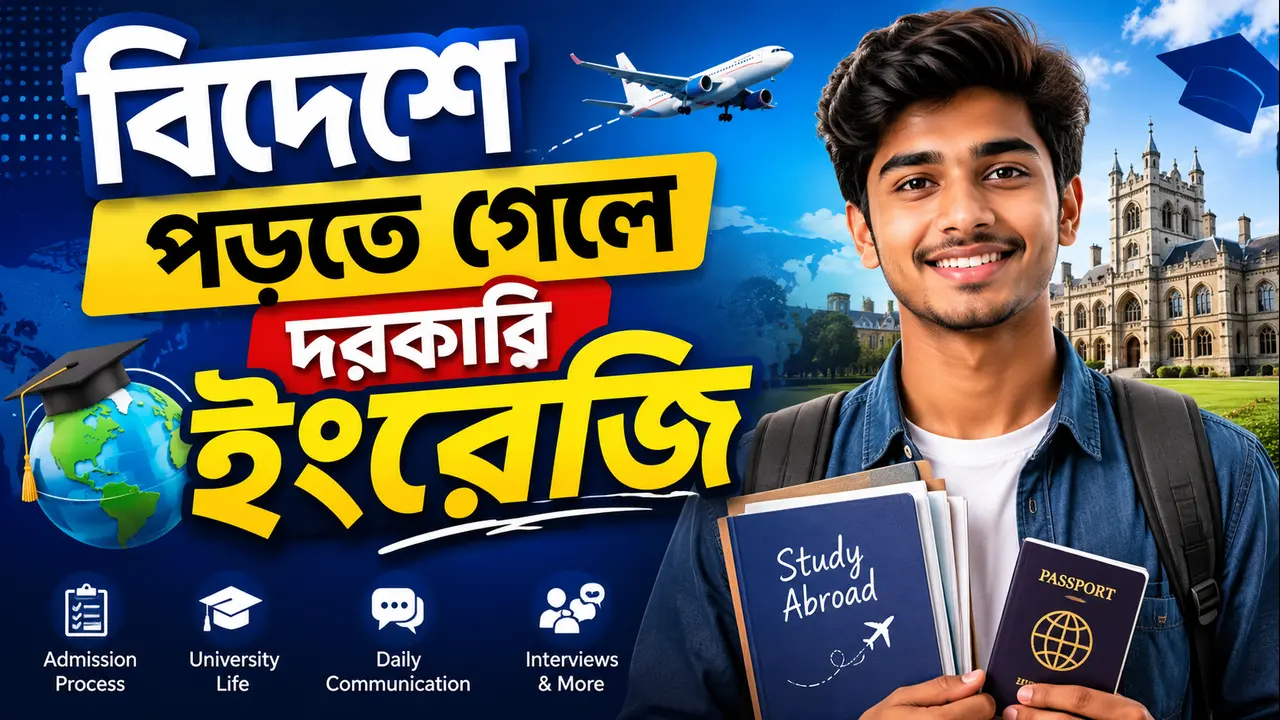 বিদেশে পড়তে গেলে দরকারি ইংরেজি