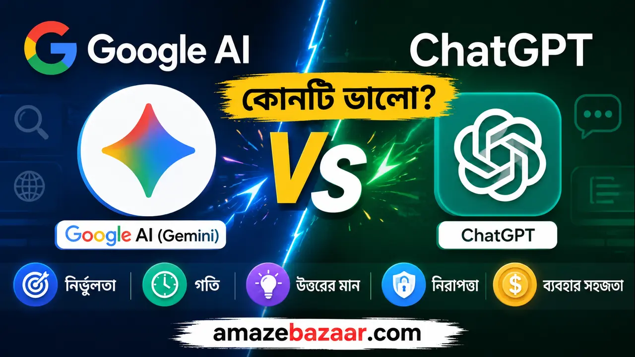 Google AI vs ChatGPT – কোনটি ভালো