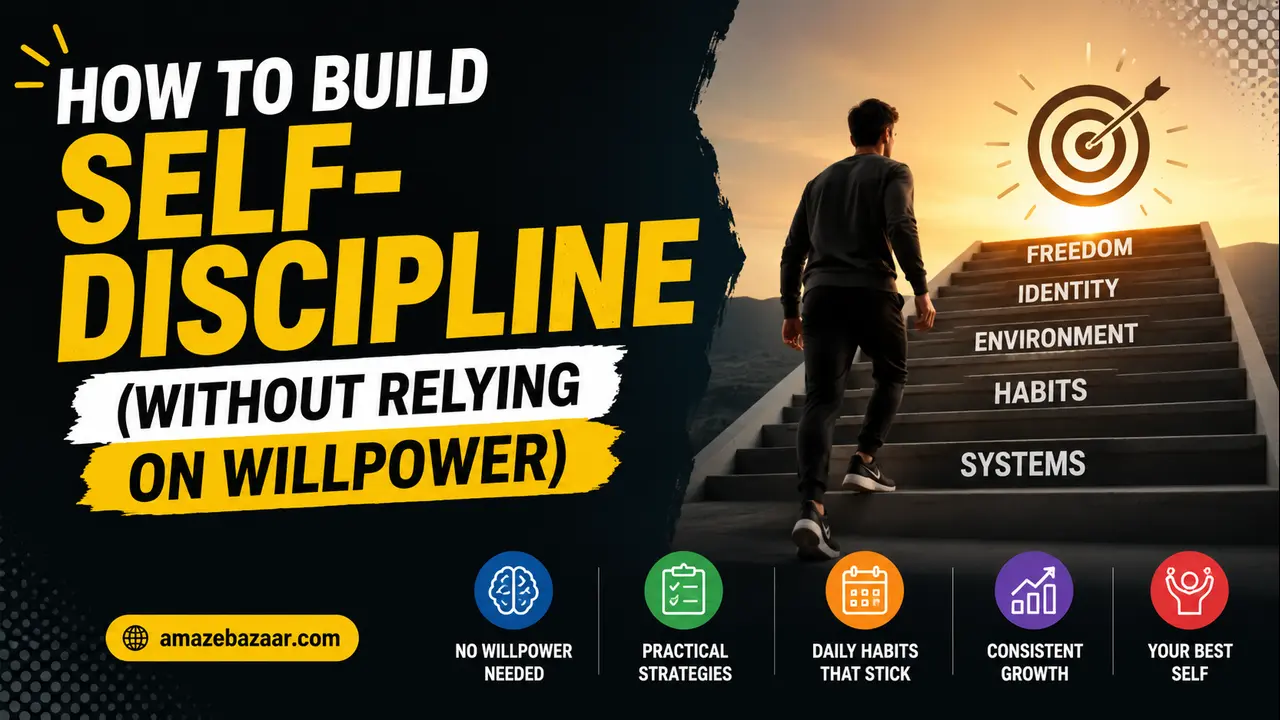 How to Build Self-Discipline (Without Relying on Willpower)