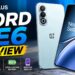 OnePlus Nord CE6 smartphone in Fresh Blue showing its 6.78-inch AMOLED display