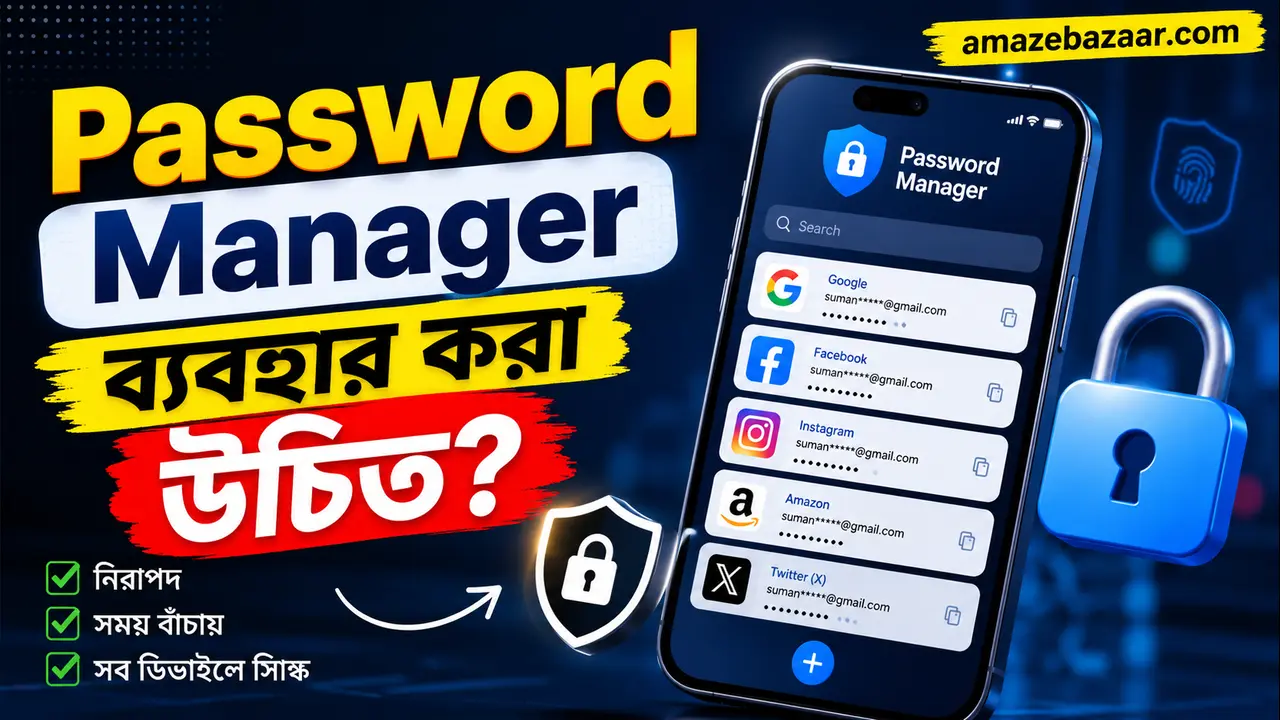 Password Manager ব্যবহার করা উচিত
