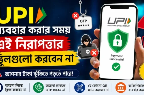 UPI ব্যবহার করার সময় এই নিরাপত্তার ভুলগুলো করবেন না: আপনার টাকা সুরক্ষিত রাখার সম্পূর্ণ গাইড