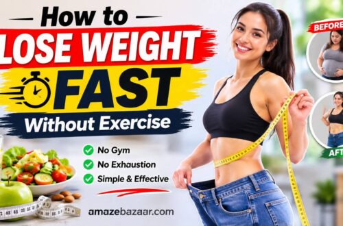 Woman preparing a healthy plate of vegetables and lean protein as part of a weight loss routine without exercise