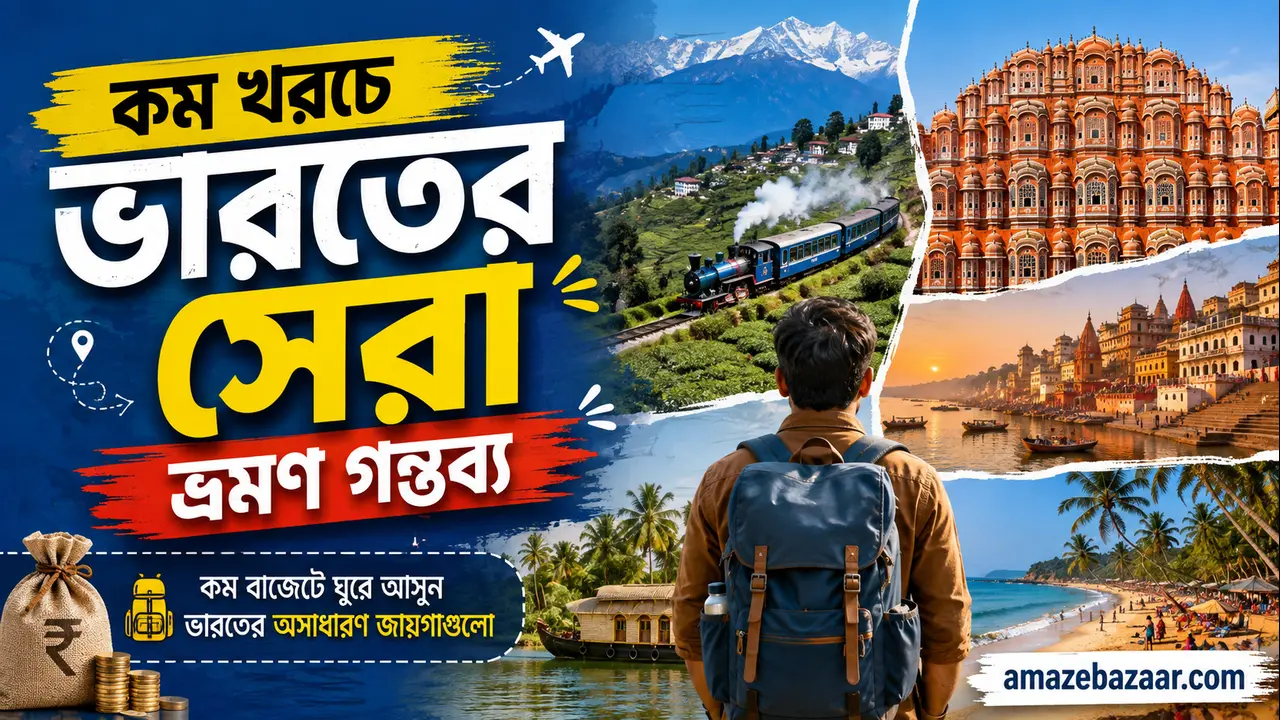 কম খরচে ভারতের সেরা ভ্রমণ গন্তব্য: বাজেট ট্রাভেলারদের জন্য সম্পূর্ণ গাইড