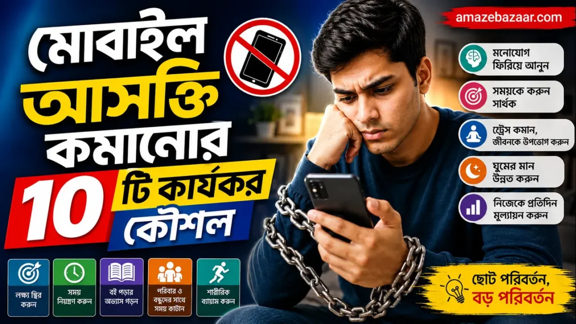 মোবাইল আসক্তি কমানোর উপায়