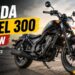 Honda Rebel 300 cruiser motorcycle parked outdoors in Matte Black Metallic